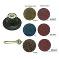 Superior Pads And Abrasives 3 Inch Diameter 7pcs Twist Lock Spindle / Disc Surface Conditioning Kit PP30K